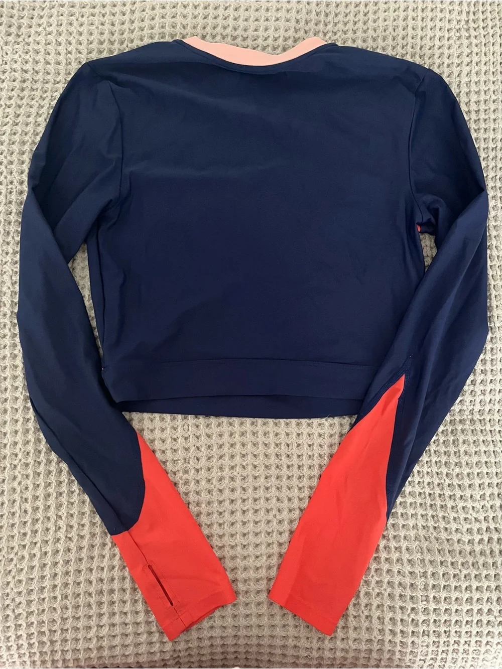 Title Nine Women’s Rash Guard Swim Set - Navy, Coral & Light Pink - Picture 8 of 8